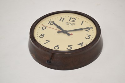 Lot 410 - Smiths 'Sectric' bakelite framed electric wall clock