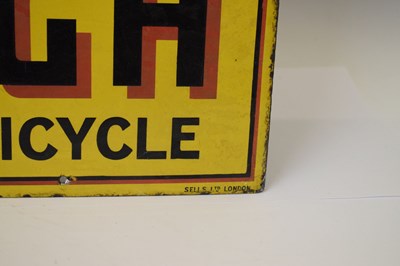 Lot 268 - Advertising – ‘Ride A Raleigh - The All-Steel Bicycle’ pictorial enamel sign