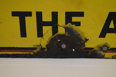 Lot 268 - Advertising – ‘Ride A Raleigh - The All-Steel Bicycle’ pictorial enamel sign