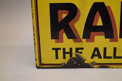 Lot 268 - Advertising – ‘Ride A Raleigh - The All-Steel Bicycle’ pictorial enamel sign