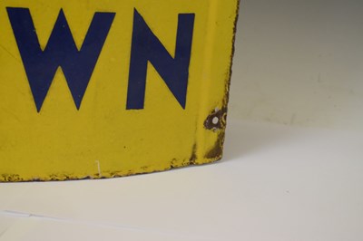 Lot 269 - Advertising - Circa 1930s pictorial enamel corner sign