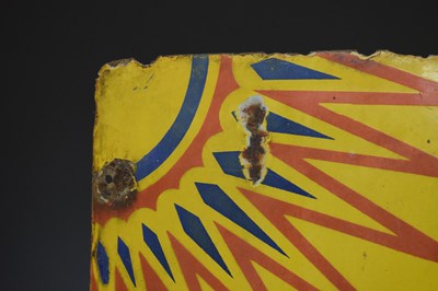 Lot 269 - Advertising - Circa 1930s pictorial enamel corner sign