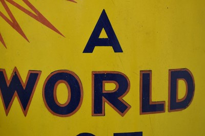 Lot 269 - Advertising - Circa 1930s pictorial enamel corner sign