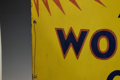 Lot 269 - Advertising - Circa 1930s pictorial enamel corner sign