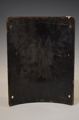 Lot 271 - Advertising - Early 20th century curved enamel sign 'Shop at Simons'