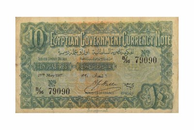 Lot 194 - Egyptian Government Currency Note, 10 piastres bank note