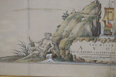 Lot 381 - Greenvile Collins (1643-1694) - 'The River Avon from the Severn to the Citty of Bristoll'