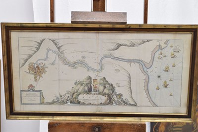Lot 381 - Greenvile Collins (1643-1694) - 'The River Avon from the Severn to the Citty of Bristoll'