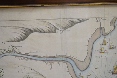 Lot 381 - Greenvile Collins (1643-1694) - 'The River Avon from the Severn to the Citty of Bristoll'