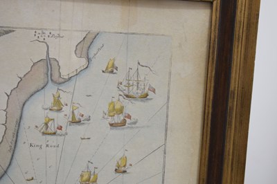 Lot 381 - Greenvile Collins (1643-1694) - 'The River Avon from the Severn to the Citty of Bristoll'