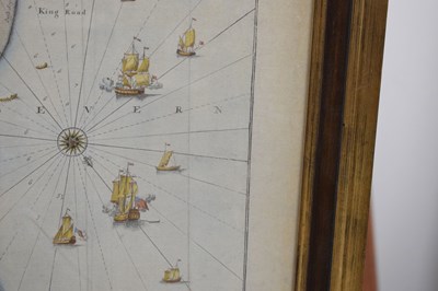 Lot 381 - Greenvile Collins (1643-1694) - 'The River Avon from the Severn to the Citty of Bristoll'
