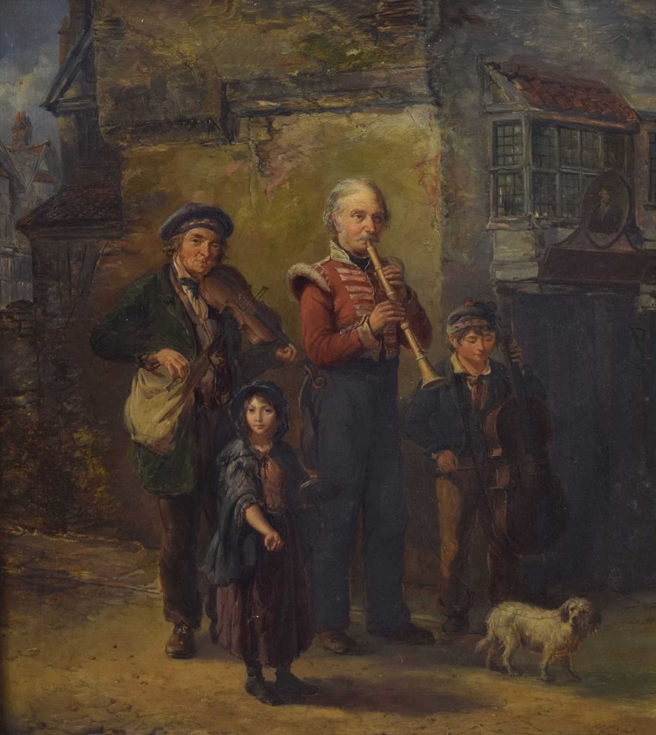 Lot 396 - Henry Park (British, 1816-1871) - Oil on panel - Mid 19th century depiction of a former soldier