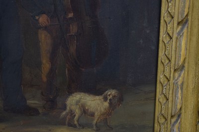 Lot 396 - Henry Park (British, 1816-1871) - Oil on panel - Mid 19th century depiction of a former soldier