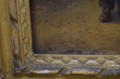 Lot 396 - Henry Park (British, 1816-1871) - Oil on panel - Mid 19th century depiction of a former soldier