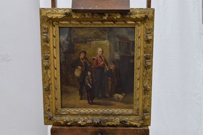 Lot 396 - Henry Park (British, 1816-1871) - Oil on panel - Mid 19th century depiction of a former soldier