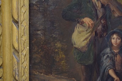 Lot 396 - Henry Park (British, 1816-1871) - Oil on panel - Mid 19th century depiction of a former soldier