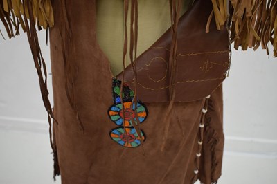 Lot 257 - Group of Native American beadwork-decorated garments and accessories (Ex 'Bristol Savages')