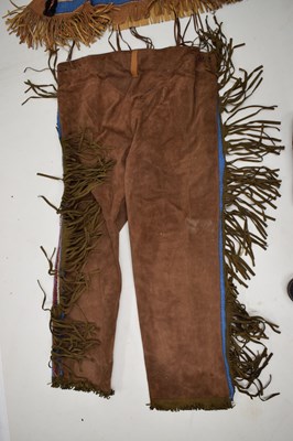 Lot 257 - Group of Native American beadwork-decorated garments and accessories (Ex 'Bristol Savages')