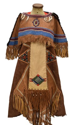 Lot 257 - Group of Native American beadwork-decorated garments and accessories (Ex 'Bristol Savages')