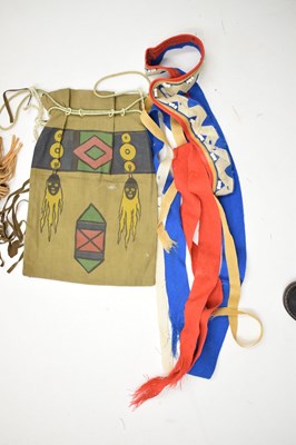 Lot 257 - Group of Native American beadwork-decorated garments and accessories (Ex 'Bristol Savages')