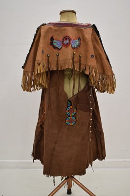 Lot 257 - Group of Native American beadwork-decorated garments and accessories (Ex 'Bristol Savages')