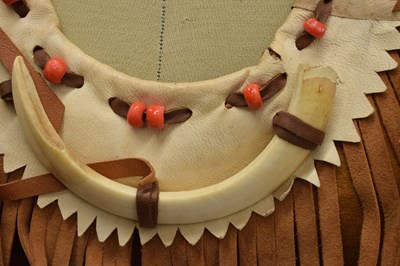 Lot 257 - Group of Native American beadwork-decorated garments and accessories (Ex 'Bristol Savages')