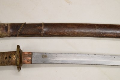 Lot 196 - Japanese officer's sword katana