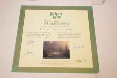 Lot 300 - Lilliput Lane - Four boxed limited edition models