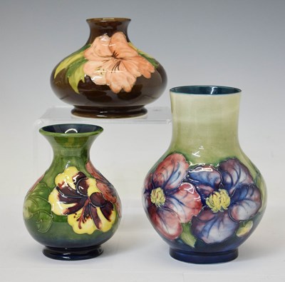 Lot 282 - Three Moorcroft vases