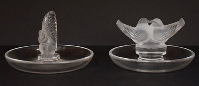 Lot 265 - Two Lalique ring holders