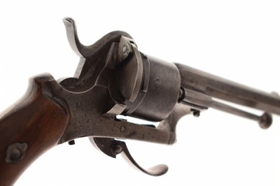Lot 186 - 7mm six-shot Belgian pinfire revolver