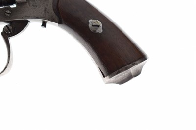 Lot 186 - 7mm six-shot Belgian pinfire revolver