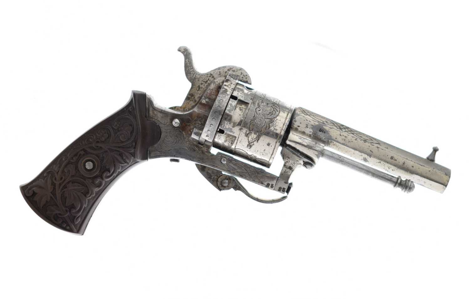 Lot 187 - 7mm six-shot pinfire revolver, 'The Guardian American Model CF 4878'