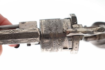 Lot 187 - 7mm six-shot pinfire revolver, 'The Guardian American Model CF 4878'