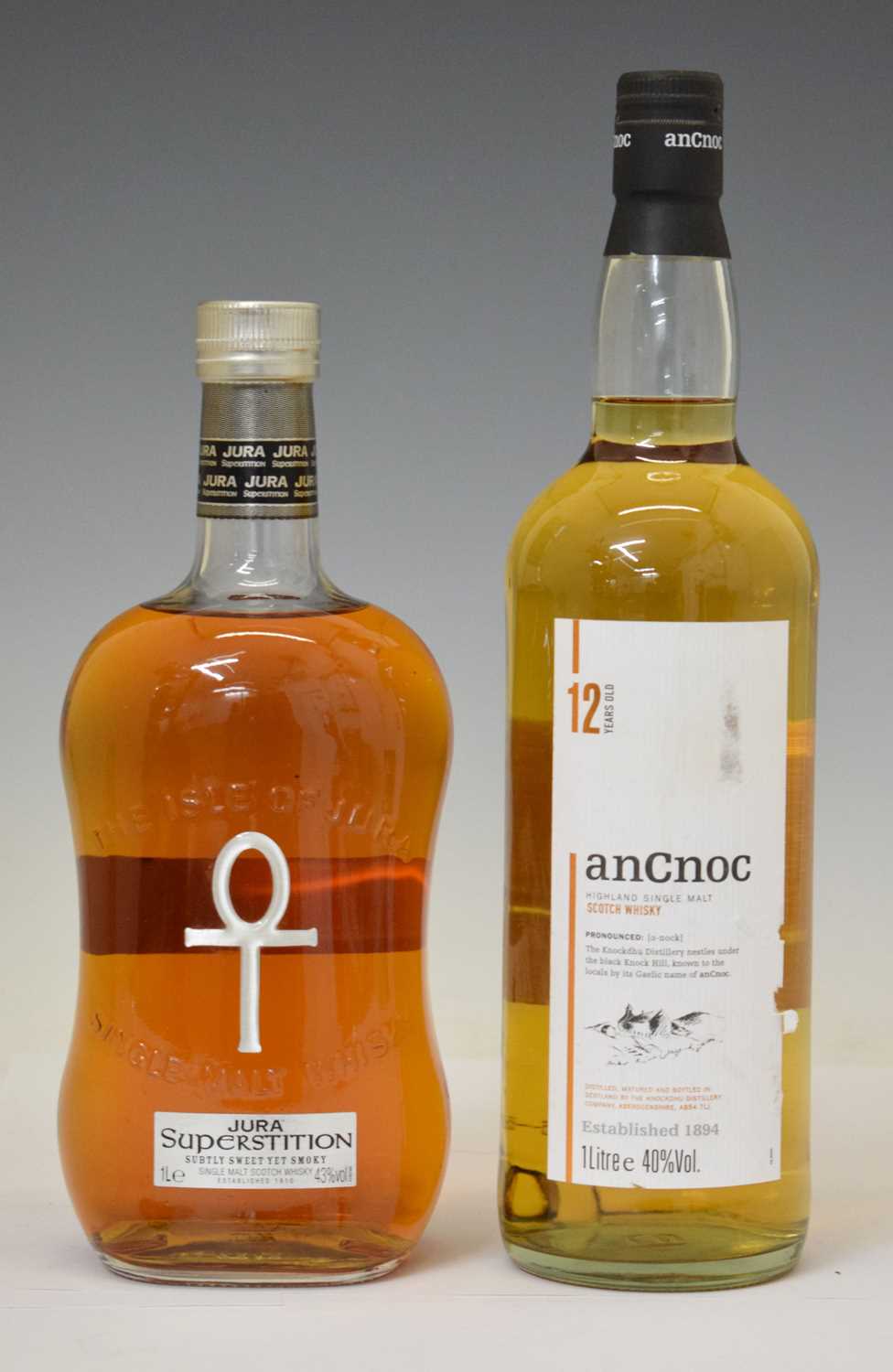 Lot 355 - Jura Superstition, and Anchoc Single Malt Scotch Whisky