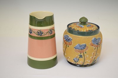 Lot 353 - William Moorcroft for James Macintyre & Co., Poppy Pattern tobacco jar