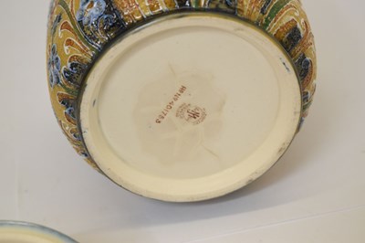 Lot 353 - William Moorcroft for James Macintyre & Co., Poppy Pattern tobacco jar