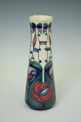 Lot 349 - Moorcroft pottery - 'Tribute To Charles Rennie Mackintosh' pattern ewer