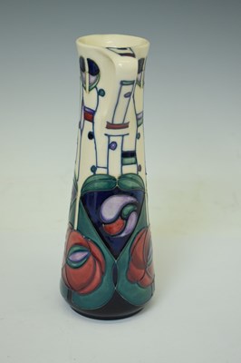 Lot 349 - Moorcroft pottery - 'Tribute To Charles Rennie Mackintosh' pattern ewer