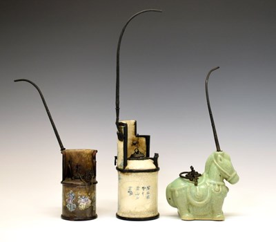 Lot 287 - Three Chinese opium stands