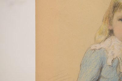 Lot 401 - Ethel Porter Bailey (British,1872-1944) - Colour chalk - 'Master Geoffrey Harmsworth'
