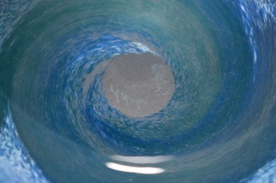 Lot 443 - Malcolm Sutcliffe (b.1954), contemporary studio glass cameo bowl