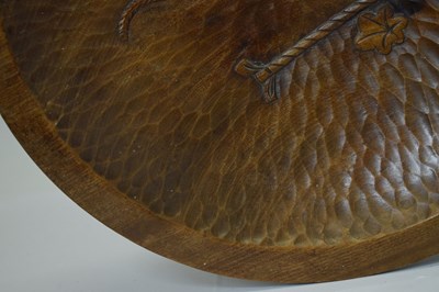 Lot 353 - Japanese carved softwood Noh-style mask of Kaminari (the thunder demon)