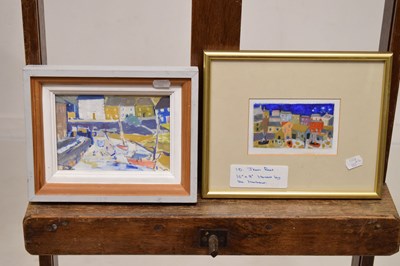 Lot 422 - Jean Rees ARWA (1914-2004) - Two harbour studies