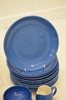 Lot 384 - Moorcroft - Collection of powder-blue dinner wares