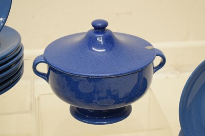 Lot 384 - Moorcroft - Collection of powder-blue dinner wares