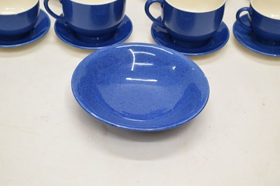 Lot 384 - Moorcroft - Collection of powder-blue dinner wares