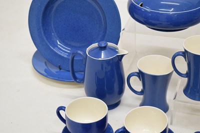 Lot 384 - Moorcroft - Collection of powder-blue dinner wares