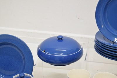 Lot 384 - Moorcroft - Collection of powder-blue dinner wares