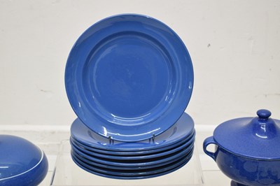 Lot 384 - Moorcroft - Collection of powder-blue dinner wares